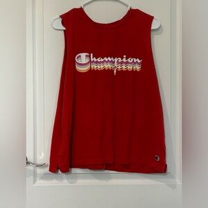 Champion Vibrant Red Athletic Top